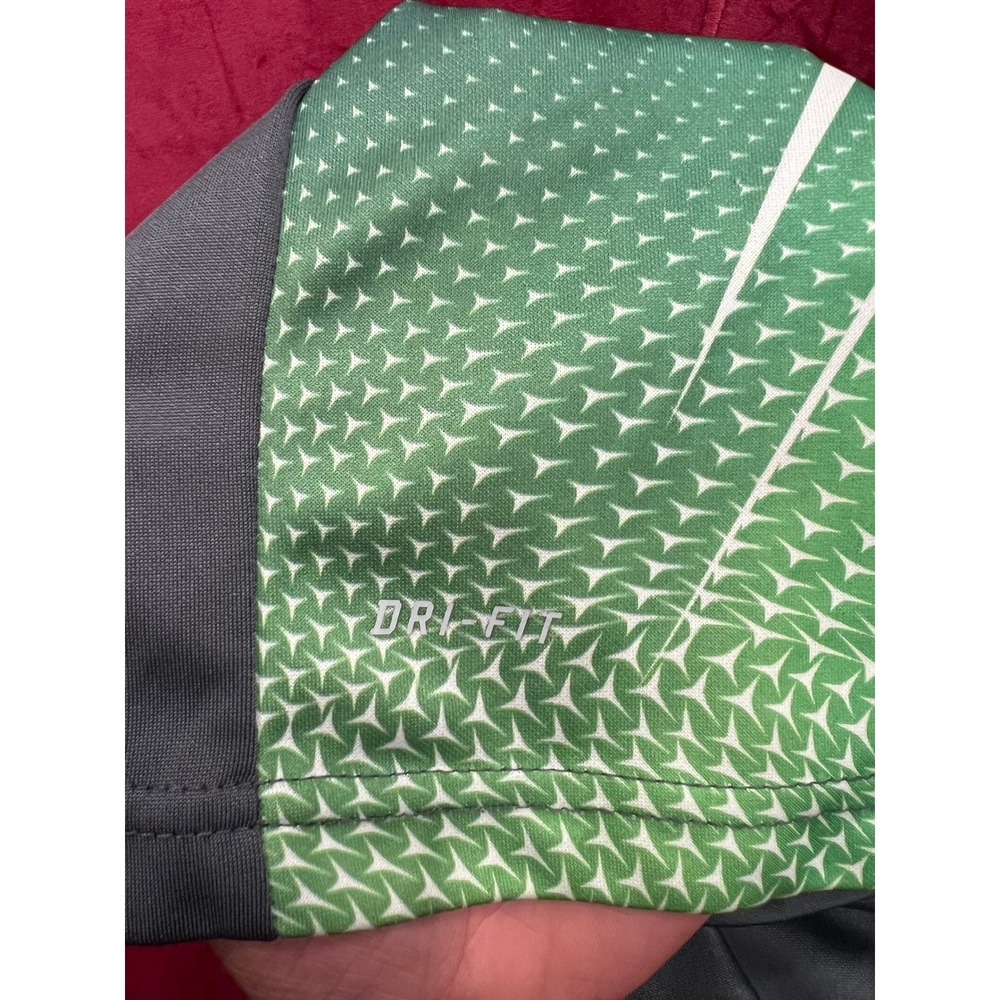 Jordan Dri-Fit Shirt Sleeve Graphic T-Shirt Boys Youth Large Gray Green 23 - Picture 8 of 8